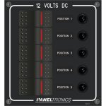 Paneltronics Waterproof Panel - DC 5-Position Illuminated Rocker