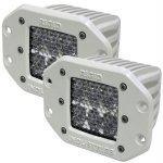 Rigid Industries M-Series - Flush Mount - Dually D2 LED Pair - 6