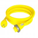 Furrion 30A 125V Marine Cordset 50ft Yellow W/LED