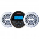 JENSEN CPM150 AM/FM/USB Bluetooth Stereo & Speakers Package w/MS