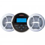 JENSEN CPM150 AM/FM/USB Bluetooth Stereo & Speakers Package w/MS
