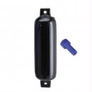 Polyform G-6 Twin Eye Fender 10.5 x 30 - Black w/Air Adapter