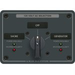 Blue Sea 8367 AC Rotary Switch Panel 30 Ampere 2 Positions + OFF