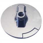 Tecnoseal Trim Plate Anode - Aluminum Flat Mercury Alpha f/Engin
