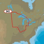 C-MAP MAX NA-M043/SD US Lakes - North Central SD Format