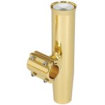 Lee's Clamp-On Rod Holder - Gold Aluminum - Horizontal Mount - F