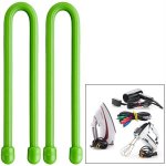 Nite Ize Gear Tie 6" - Lime Green 2 Pack
