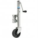 Pro Series 1000 lbs. Zinc Plated Swivel Jack w/6" Poly Whee