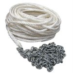 Powerwinch 250' OF 5/8" ROPE 20' OF 5/16" HT Chain