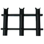 TACO 3-Rod Poly Rod Rack - Black