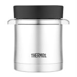 Thermos Vacuum Insulated Food Jar w/Microwavable Container - 12