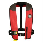 Mustang Deluxe Adult Inflatable - Manual - Universal - Red/Black