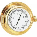 BARIGO Poseidon Series Porthole Ship's Barometer - Brass Housing