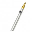 TACO 8' Center Rigger Pole - Silver w/Gold Rings & Tips - 1-U