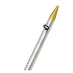TACO 8' Center Rigger Pole - Silver w/Gold Rings & Tips - 1-U