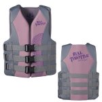 Full Throttle Rapid Dry PFD - Adult L/XL - Purple/Grey