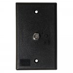 KING Jack PB1001 TV Antenna Power Injector Switch Plate - Black
