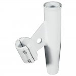 Lee's Clamp-On Rod Holder - White Aluminum - Vertical Mount - Fi