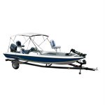 Dallas Manufacturing Co. 3-Bow Bimini Top - Model A - Fits 61&qu
