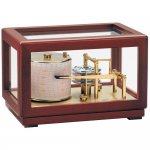 BARIGO Barograph Recording Instrument - Brass & Mahogany