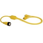 Marinco RY504-2-30 50A Female to 2-30A Male Reverse "Y&quot