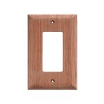 Whitecap Teak Ground Fault Outlet Cover/Receptacle Plate - 2 Pac