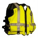 Mustang High Visibility Industrial Mesh Vest - L/XL - Yellow/Bla