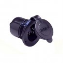 Marinco Marine On-Board Hard Wired Charger Inlet - 15Amp - Black