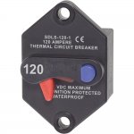 Blue Sea Klixon Circuit Breaker - Panel Mount 120A