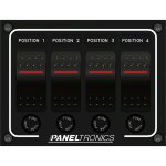 Paneltronics Waterproof Panel - DC 4-Position Illuminated Rocker