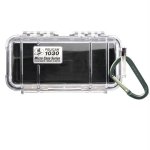 Pelican 1030 Micro Case w/Clear Lid - Black