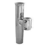 TACO Stainless Steel Clamp-On Adjustable Rod Holder - Fits 1-11/