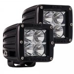 Rigid Industries D-Series - Dually - Flood - Pair - Black