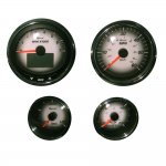 Faria Black Fade Boxed Set - Smartcraft - 4 Gauges