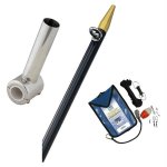 TACO Clamp-On Center Rigger Kit w/8' Black/Gold Pole & Rigging K