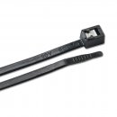Ancor 11" UV Black Self Cutting Cable Zip Ties - 50 Pack