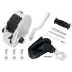 Fulton F2 Trailer Winch 1,600 lbs. - Single Speed w/Strap, Shark