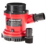 Johnson Pump 2200 GPH Bilge Pump 1-1/8" Hose 12V Threaded