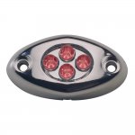 Innovative Lighting Courtesy Light - 4 LED Surface Mount - Red L