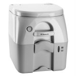 Dometic - SeaLand 975MSD Portable Toilet 5.0 Gallon - Grey w/Bra
