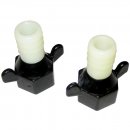 SHURFLO Straight Fitting Port Adapter - 1/2"-14 NPT(F) x 3/