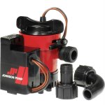 Johnson Pump 750GPH Auto Bilge Pump 3/4" Hose Mag Switch 12