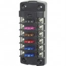 Blue Sea 5037 ST Blade Fuse Block w/o Cover - 6 Circuit Independ
