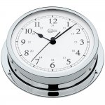 BARIGO Viking Series Quartz Ship's Clock - Chrome Housing - 5&qu