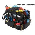 CLC 1535 18" Tool Bag w/ Top-Side Plastic Parts Tray