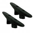 Whitecap Black Nylon Cleat 6" Pair