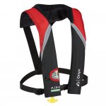 Onyx A-24 In-Sight Automatic Inflatable Life Jacket - Red/Grey