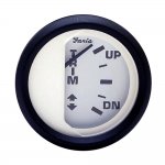 Faria Euro White 2" Trim Gauge (J/E/Suzuki Outboard)