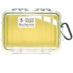 Pelican 1020 Micro Case w/Clear Lid - Yellow