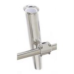 C.E. Smith Mid Mount 2-Way Clamp Rod Holder - Silver - 1-7/8&quo